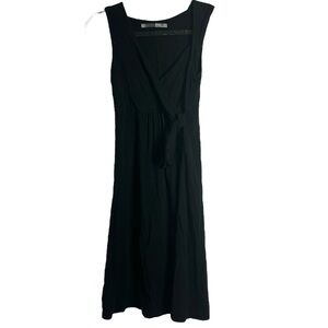 Athleta Black Faux Wrap Dress